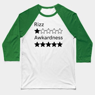 Rizz or awkardness Baseball T-Shirt